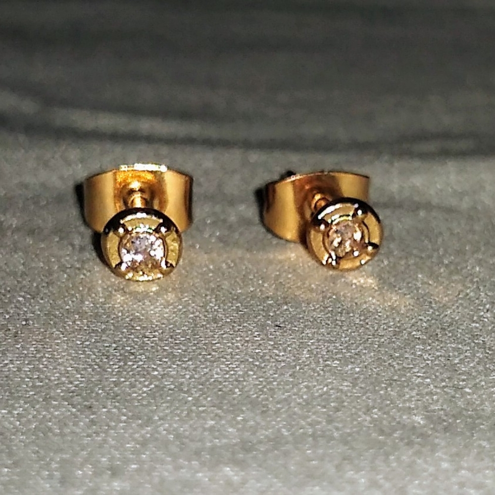 Tanzanite International Stone Stud Earrings (Pair)
